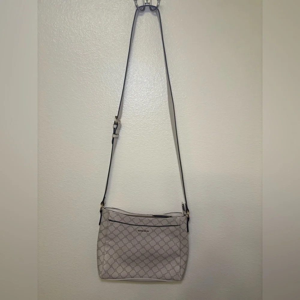 Nine West Crossbody Bag - Cream and Gold